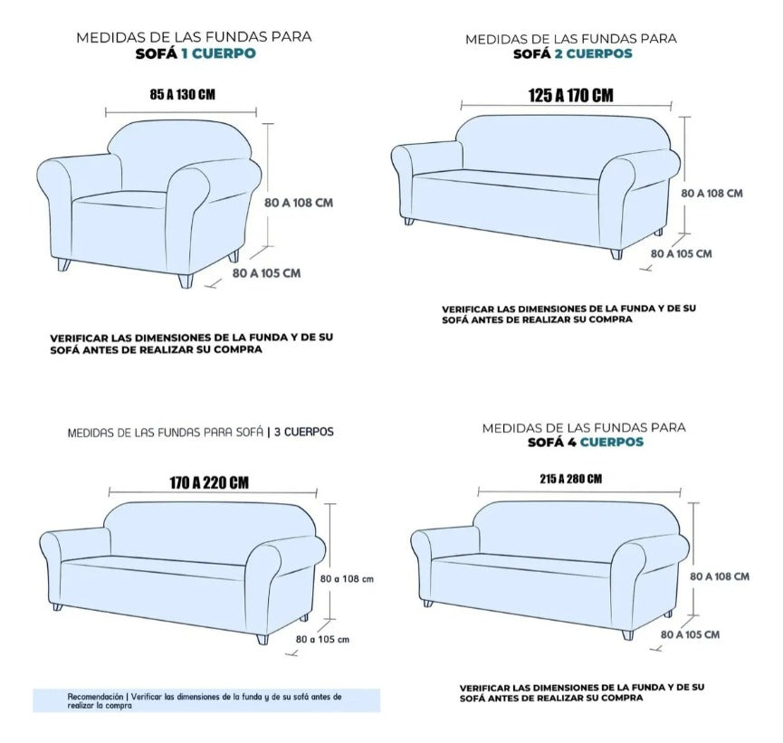 Funda Sillón 4 Cuerpos