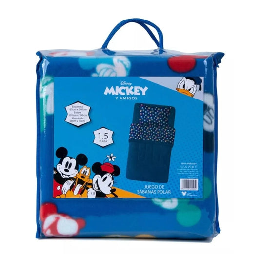 Juego De Sabanas Polar Infantil 1.5 Plazas Disney